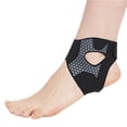 thumbnail image 1 of Black Ankle Support Brace For Sports, Ankles Stabilizer - Stabilizes Ankles During Sports Activities, Adjustable Sizing 31-35 35-41 42-46 - For Men Women Youth Basketball Players, 1 of 4