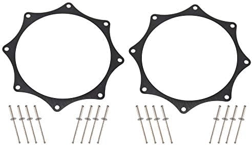 1.5 (2) Exhaust Tear drop and Trim Ring Straight Line Motorsports
