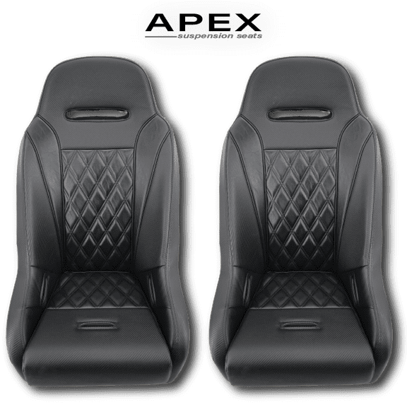 Black Apex Canam X3 Suspension Seats
