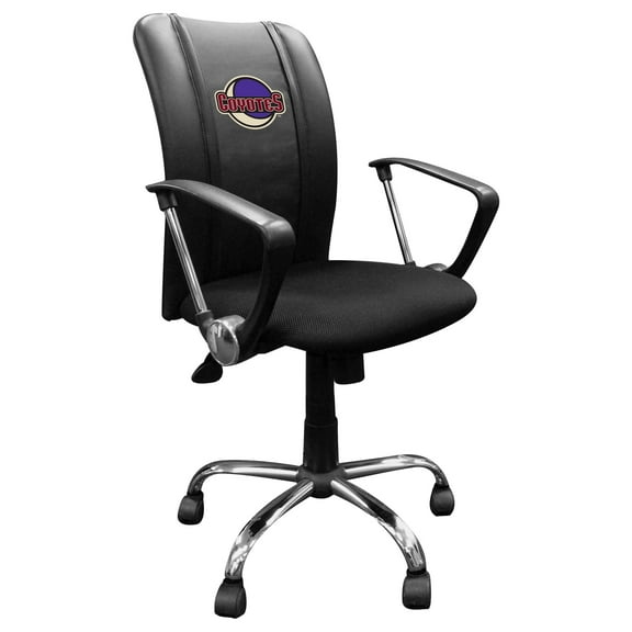 Black Arizona Coyotes Alternate Logo Curve Task Chair