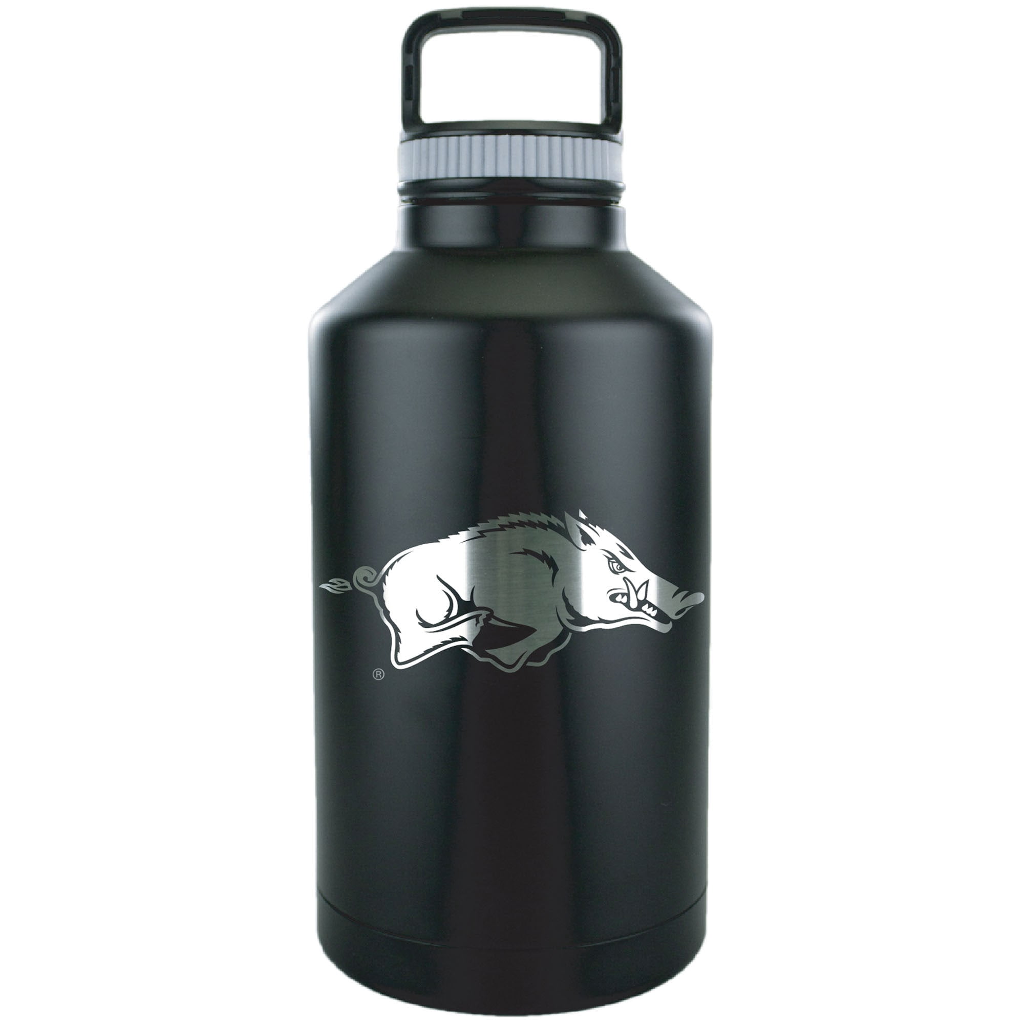 Black Arkansas Razorbacks 64oz. Stainless Matte Growler - Walmart.com