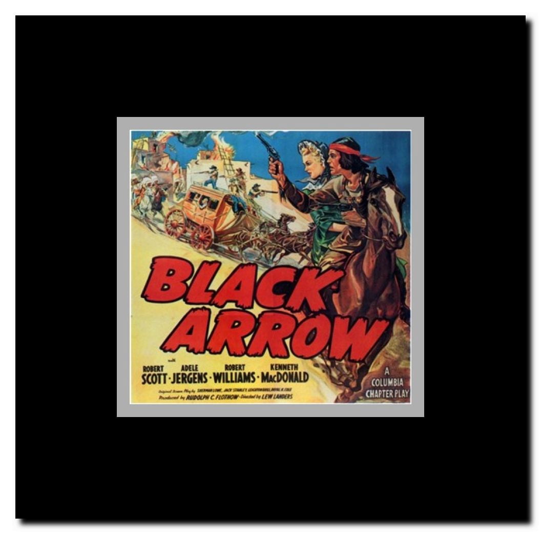 Black Arrow Framed Movie Poster