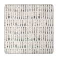 thumbnail image 1 of Black Arrow Pattern Square Fitted Tablecloth with Elastic Edge,Square Table Cover,Washable Elastic Table Cover for Home Kitchen Party Decor 34"x34", 1 of 6