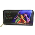 thumbnail image 1 of Black Art Praises Go Up Wallet Vinyl Credit Card Money Holder Wl16, 1 of 3