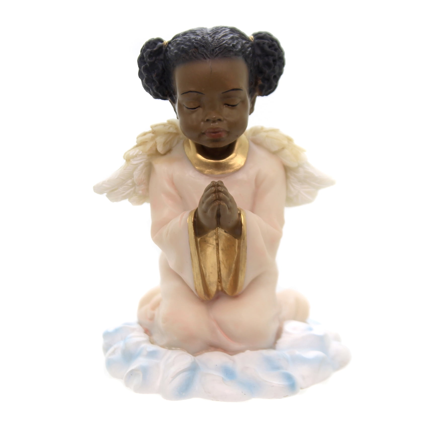 Black Art Praying Angel Girl Polyresin Religious Culture Heritage 17336 -  Walmart.com, image size:1725x1725