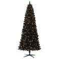 Black Artificial Christmas Tree Black Tree 7 ft Prelit 350 LED