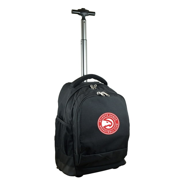 Black Atlanta Hawks 19'' Premium Wheeled Backpack