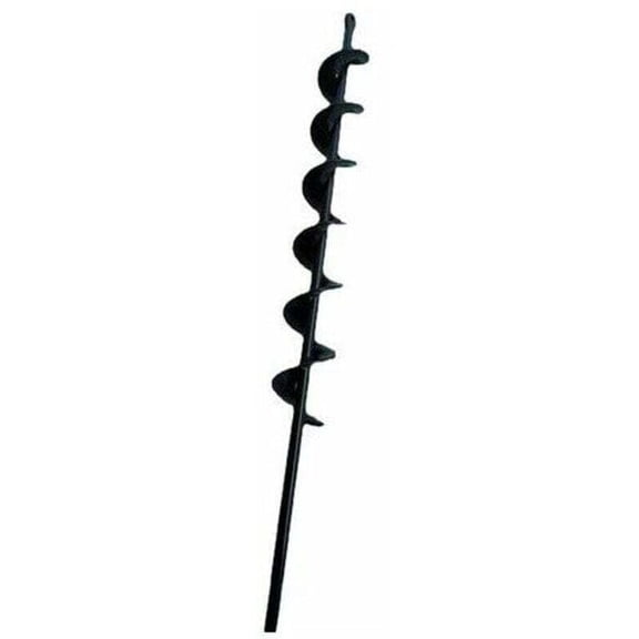 Black Auger Drill Bit for Garden Planting Earth Digger 50mm&times450mm.,