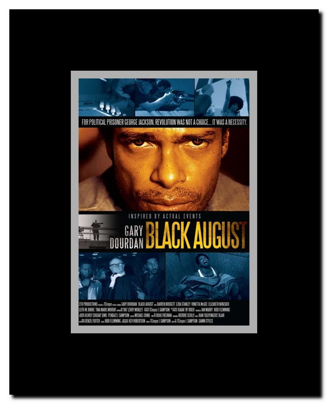 Black August Framed Movie Poster