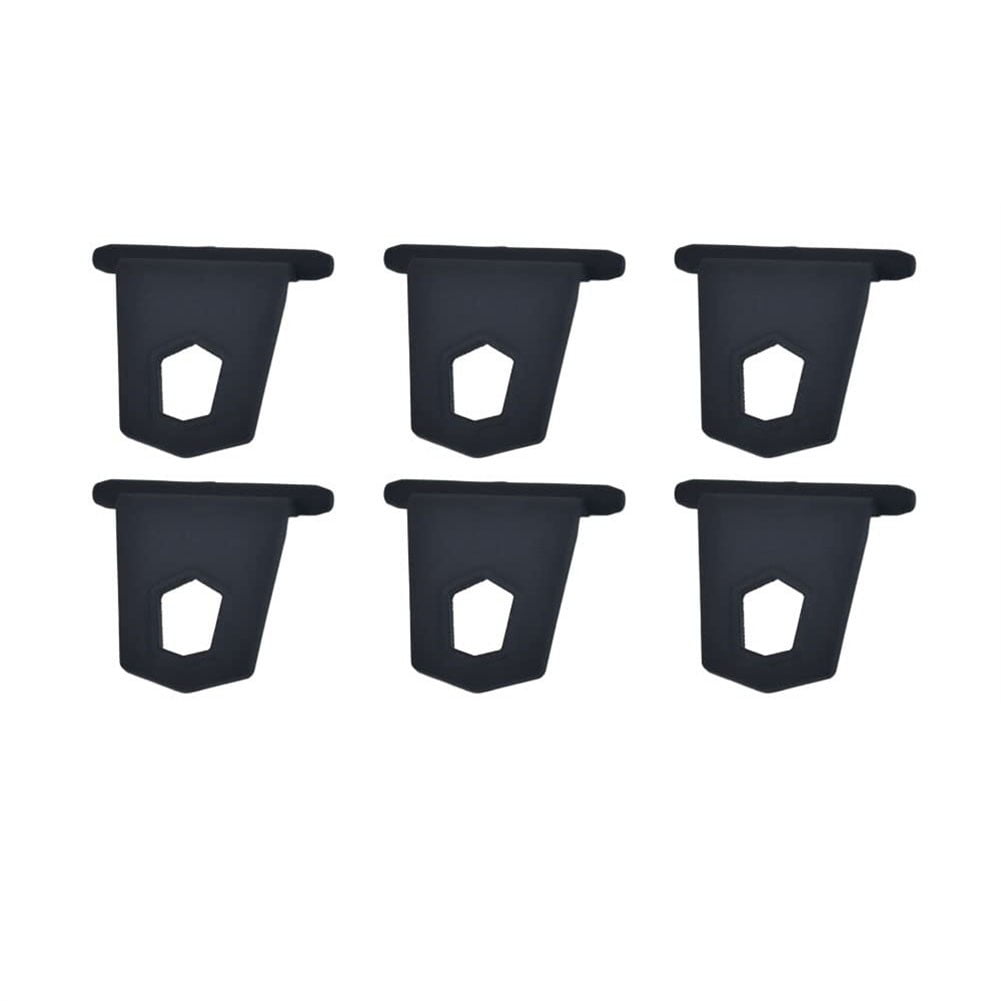 Black Awning Hooks For Rv Camper Convenient Clothes Hanger Organizer Set Of 6