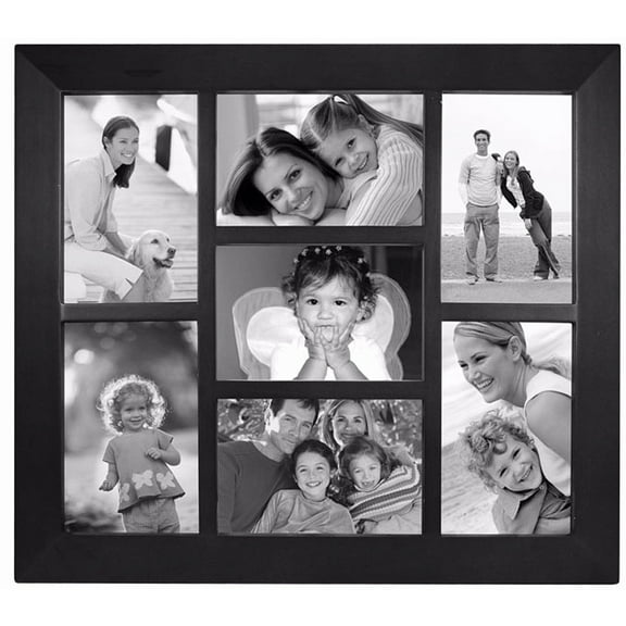 Black BERKLEY collage displays 7 4x6 photo by Malden - 4x6