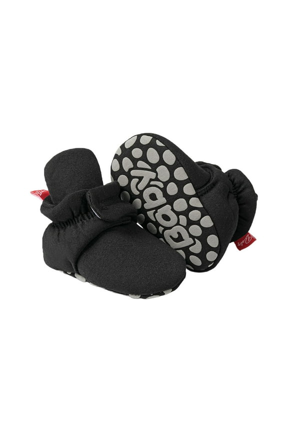 Black Baby Walking Shoes For Fall And Winter, Non-Slip Design With Soft Sole, Early Walkers Support, Flexible For Natural Foot Development