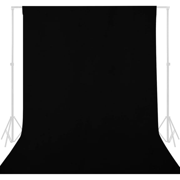Black Backdrop - 5FTX7FT Black Photo Backdrop for Photoshoot Background for Photography Screen Video Recording Picture Background
