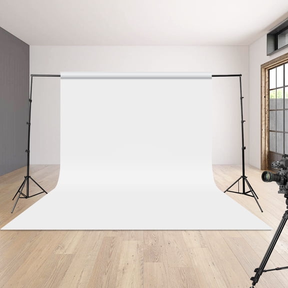 Black Backdrop Stand, Photo Studio Adjustable Background Stand for for Parties, Events Decoration, Wedding, Photography