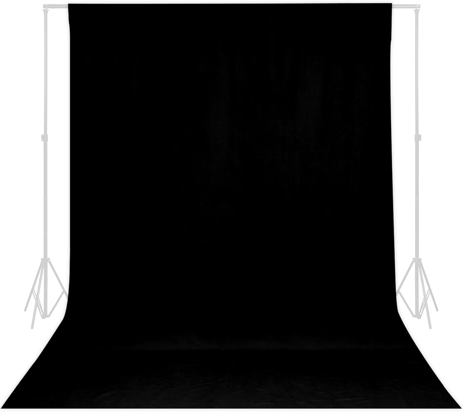 Black Background Backdrop - 7x10 FT Polyester Fabric Background ...