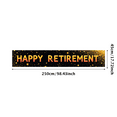thumbnail image 1 of Black Background Banner with Golden Star Elements for Happy Retirement Party Retirement Decorations Photography Props Backdrop Party Supplies, 1 of 7