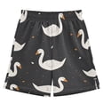 thumbnail image 1 of Black Background Duck Athletic Shorts Breathable with Comfort Fit Drawstring Casual Sweatshorts X-Large, 1 of 9