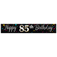 thumbnail image 1 of Black Background Happy 85th Birthday Banner with Colorful Stars and Confetti Party Decoration Backdrop Photography Props for Birthday Party Celebrations Event Decorations, 1 of 1