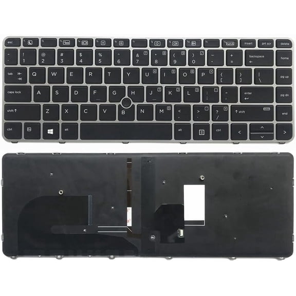 Black Backlit Keyboard For HP Elitebook 745 G3 G4 848 840 836308-001 821177-001