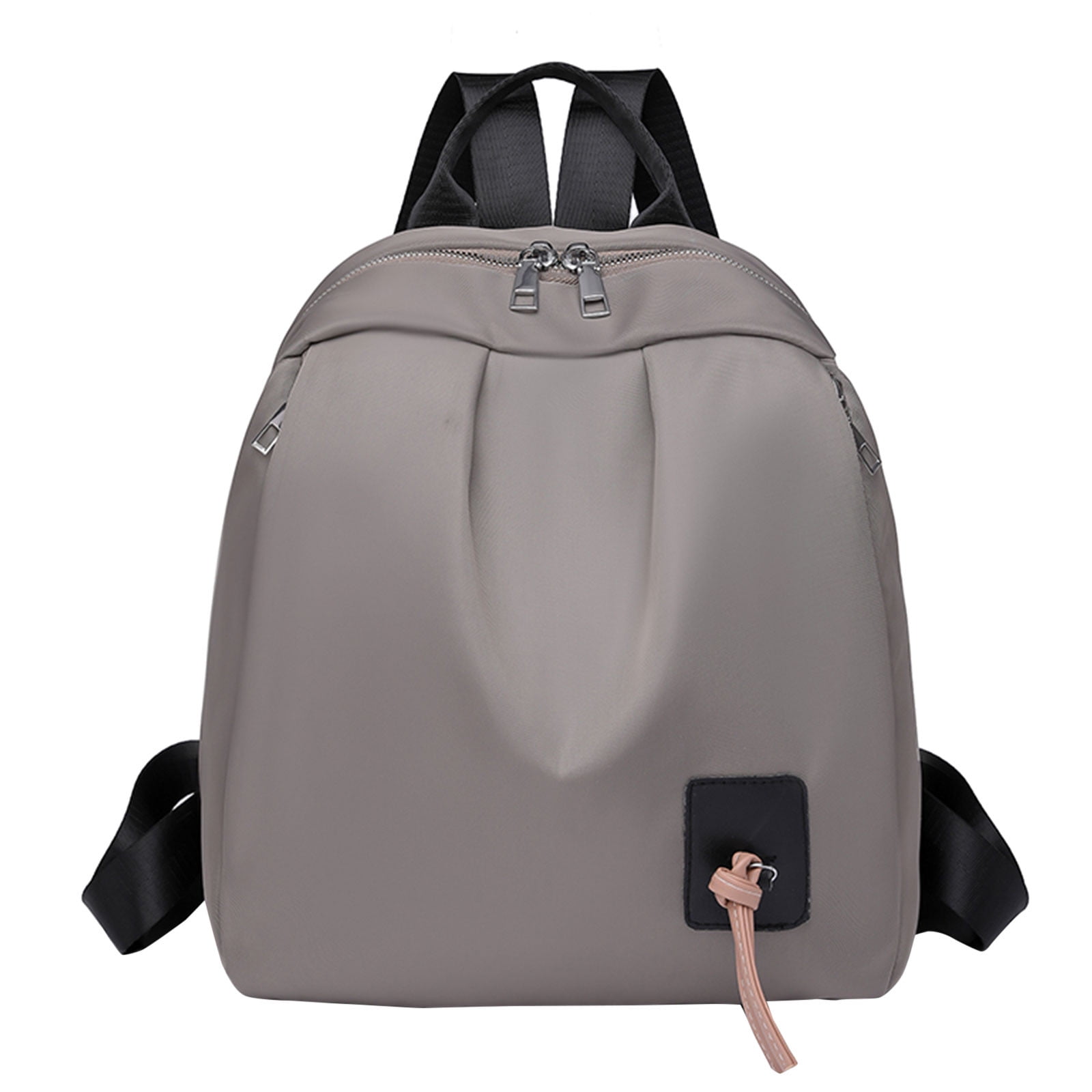 Black Backpack Class Of 2024 Gifts Ladies Fashion Solid Color Nylon