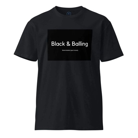 Black  Balling T-Shirt