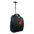 thumbnail image 1 of Black Baltimore Orioles 19'' Premium Wheeled Backpack, 1 of 7