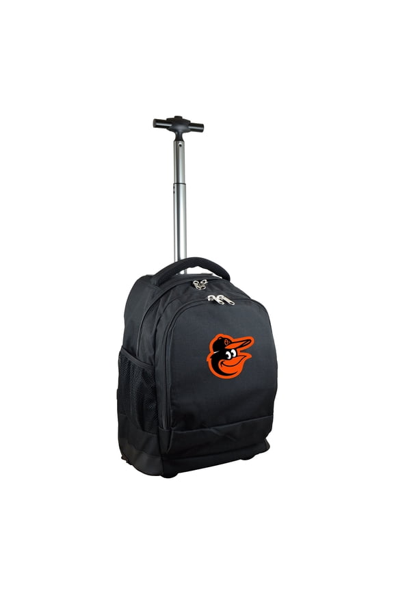 Black Baltimore Orioles 19'' Premium Wheeled Backpack