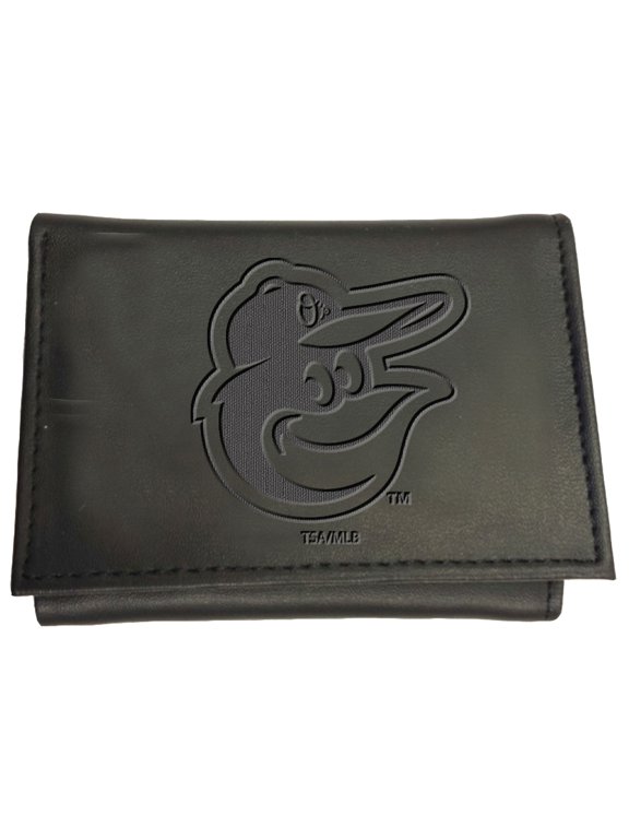 Black Baltimore Orioles Hybrid Tri-Fold Wallet
