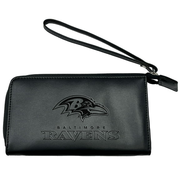 Black Baltimore Ravens Cell Phone Wristlet Wallet