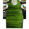 Black Bamboo Bamboo Leaves Table Runner Wedding Table ration Home r