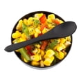 thumbnail image 1 of Black Bamboo Mini Spoon - 3 1/2" - 100 count box, 1 of 3