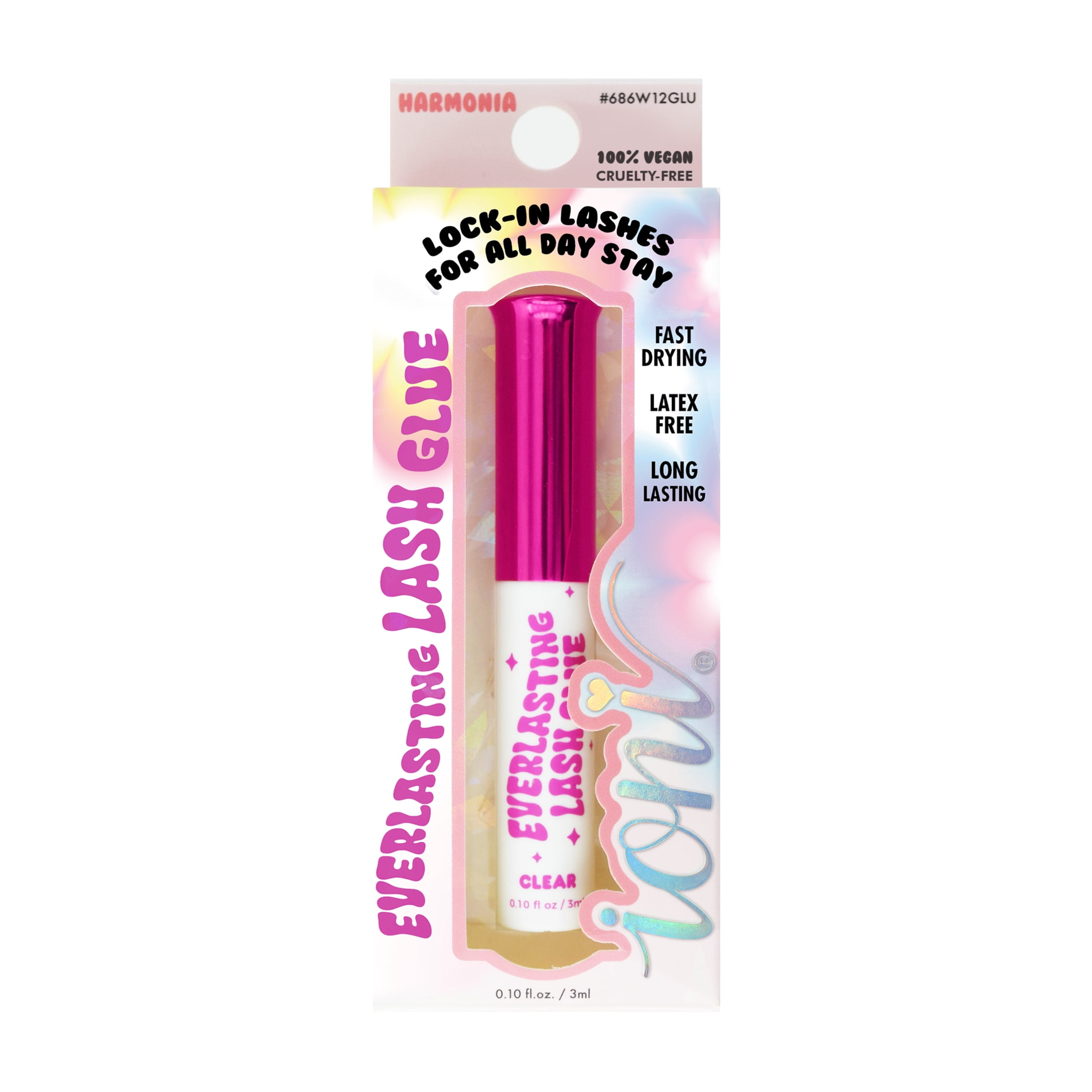IONI Cosmetics EVERLASTING LASH GLUE Clear, Safe, Comfortable, Long Wear
