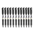 thumbnail image 1 of Black Barrel, Medium Point (0.7mm), Black Gel Ink, 12 Count - Hospital Home, Office, Writing, Note-Taking, Teacher Supplies, 1 of 5