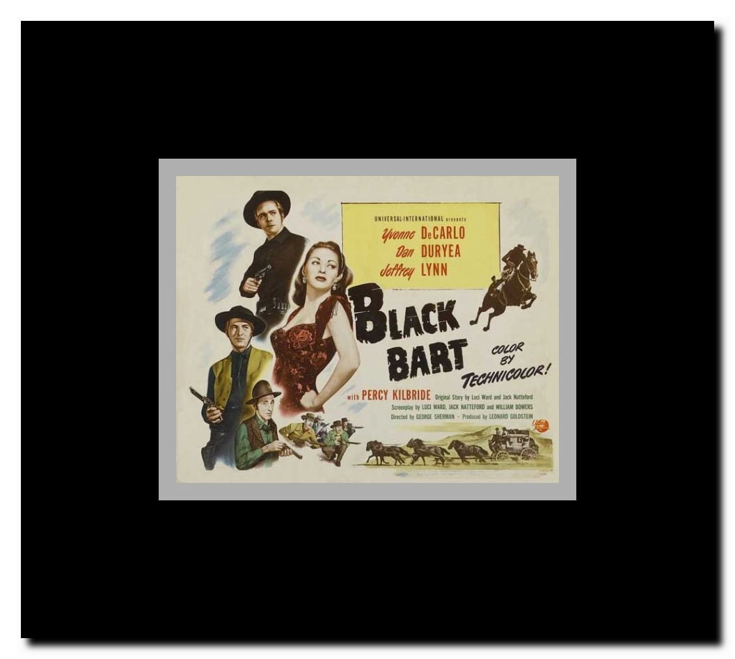 Black Bart Framed Movie Poster