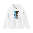 thumbnail image 1 of Black Bart Simpson Hoodie - Blue, Vintage Cartoon Sweatshirt, 90s Nostalgia, 1 of 3