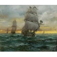 thumbnail image 1 of Black Bart's Fleet by Andy Thomas - Canvas Giclee Ltd Ed Artist Proof 30 20x24, 1 of 4