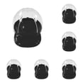 thumbnail image 1 of Black Baseball Cap Gift Box 1PC, Baseball Hat Shaped Party Favor Box for Candy Snacks, DIY Assembly Cardboard Favor Box with Handle, Sports Birthday Baby Shower Party Supplies（6PC), 1 of 7