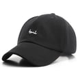 thumbnail image 1 of Black Baseball Cap Men Sun Protection Adjustable Size For Running Workouts And Outdoor Activities In All Seasons, 1 of 5