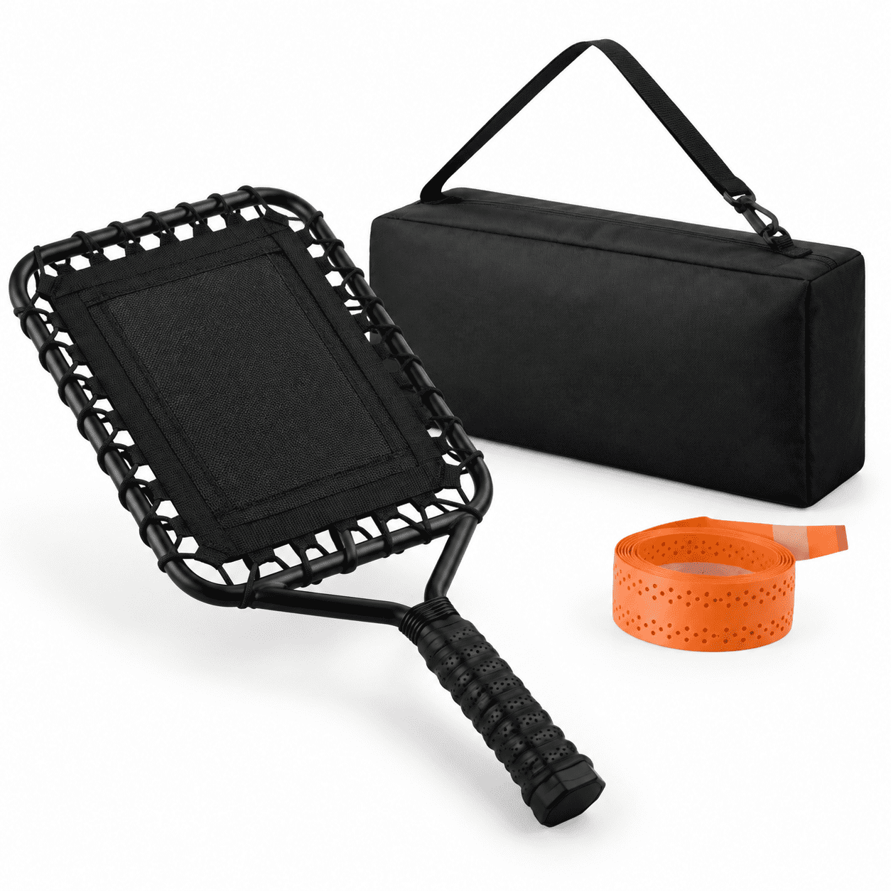 Fly Drive Mlb Black Baseball Fungo Racket with Adjustable Bag and Winding Tape for ...