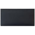 thumbnail image 1 of Black Basic Leather Checkbook Cover, 1 of 6