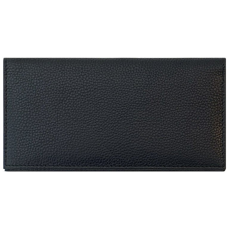 Belk Leather Solid Color Checkbook Cover Wallet