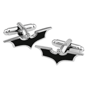 Black Bat Mark Cufflinks Mens Cufflinks for Groom Wedding Dress