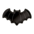 thumbnail image 1 of Black Bat Shaped Serving Tray Tableware Board Platter Halloween Party Decoration Candy Snack - B, 1 of 7