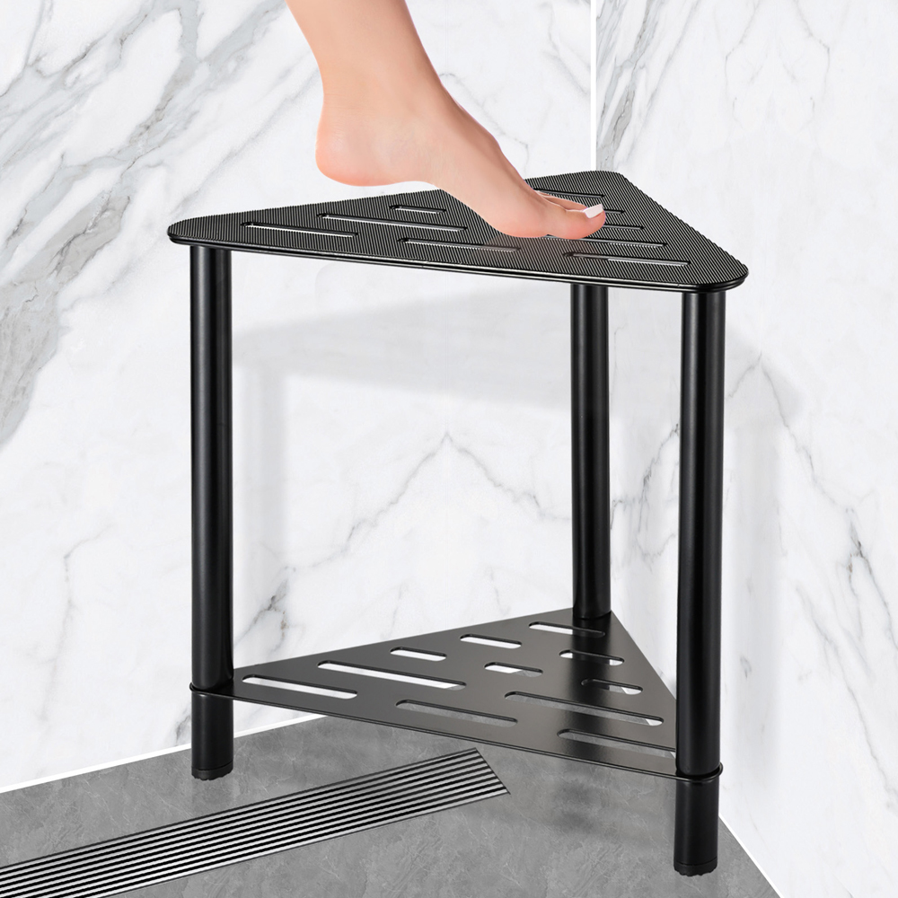 Equate Durable Transfer Bench with Back Rest, Shower Bench, Black ...