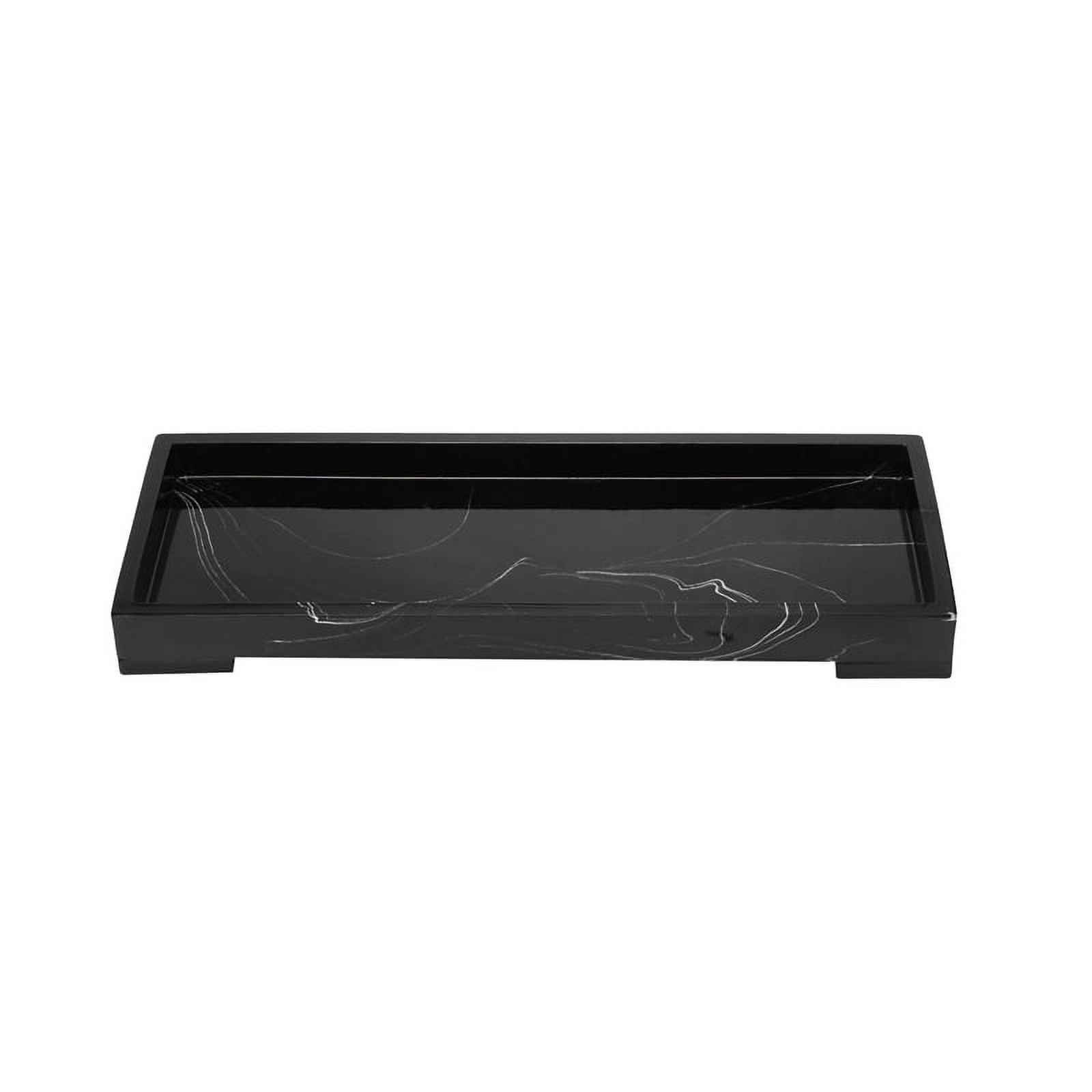 Black Bathroom Countertops Storage Tray, Stone Vanity Tray - Walmart.com