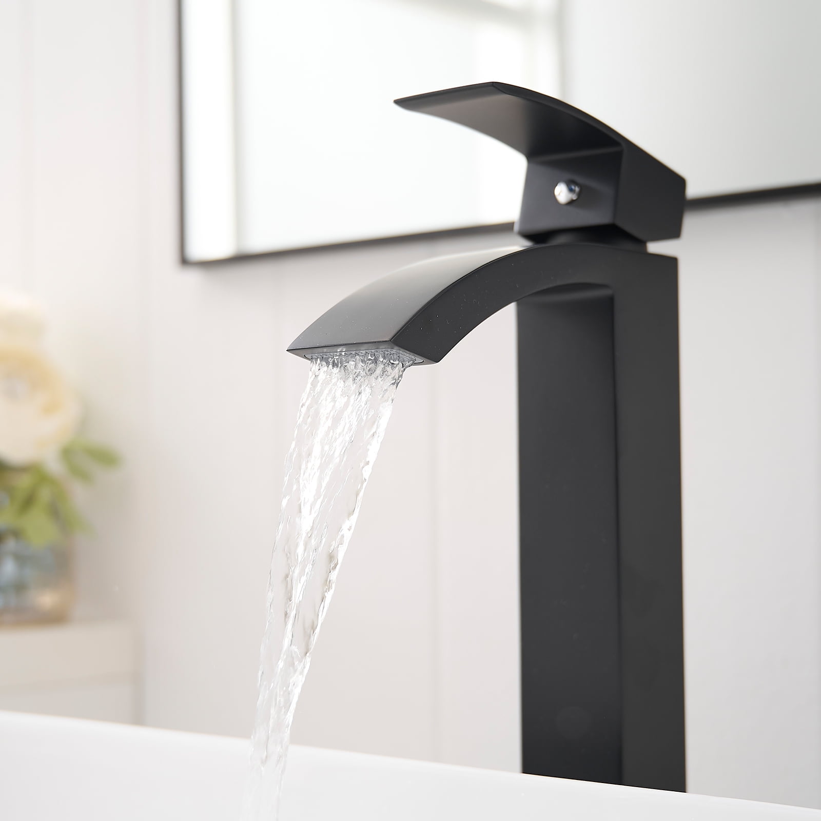 Black Bathroom Faucet, Brushed Black Faucet for Bathroom Sink, Black ...