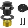 Black Bathtub Drain Kit- Tub Drain Conversion Kit- Black Bathtub Drain ...