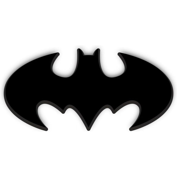6x3 Inches Black Batman Logo Car Magnet – Weatherproof Bat Symbol, Magnet for Vehicles & Trucks (Pack 1)