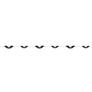 Black Bats Halloween Garland, 6ft