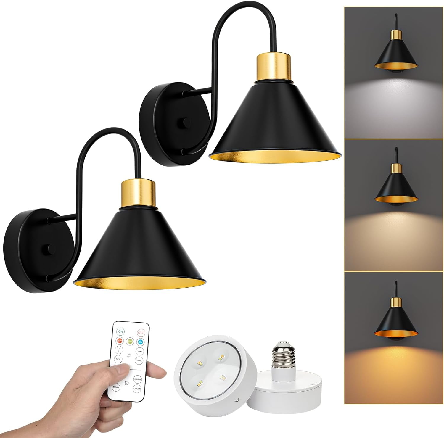 Battery powered sconces indoor online